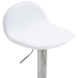 Tabouret de bar blanc Lana V2 C