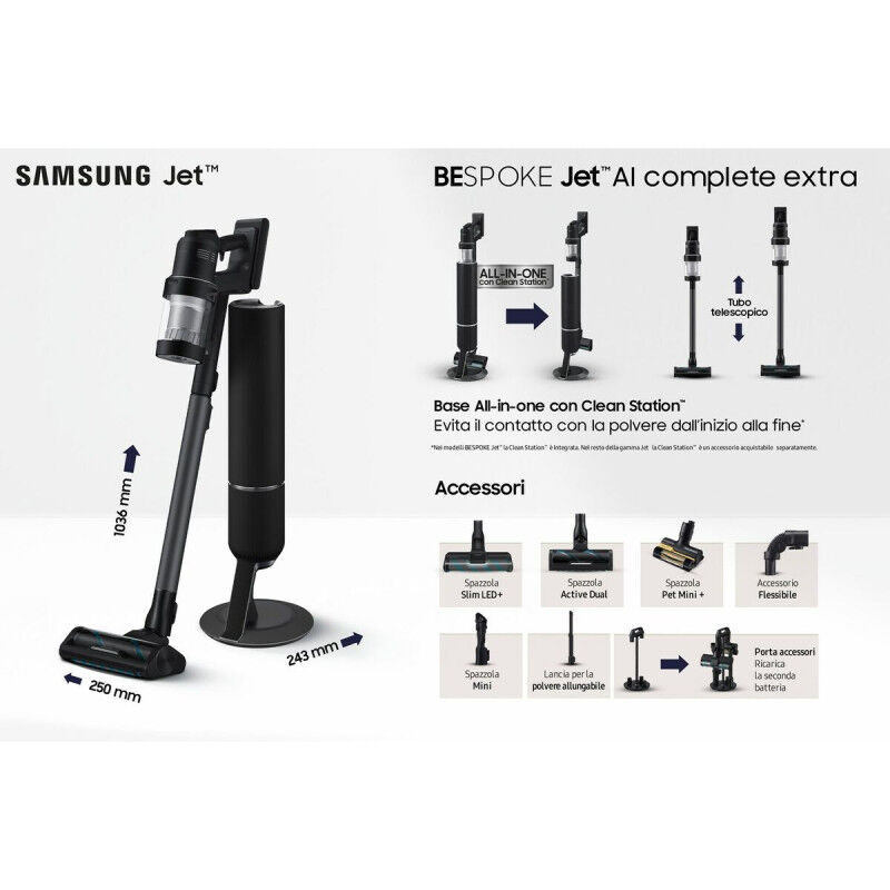 Aspirateur Manuel Samsung VS28C9784QK/WA Noir