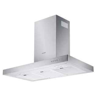 Hotte décorative ROSIeRES RTS900X - L 90 cm - Inox - 66 dB - 4 vitesses - Classse A - Eclairage LED