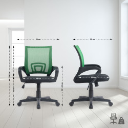 Chaise de bureau Genius vert