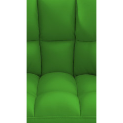 Taburete de bar Damaso con estructura de 4 patas, blanco/verde