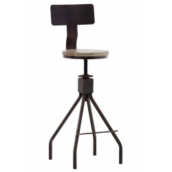 Tabouret de bar Elko en bronze