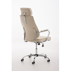 Chaise de bureau Rako crème