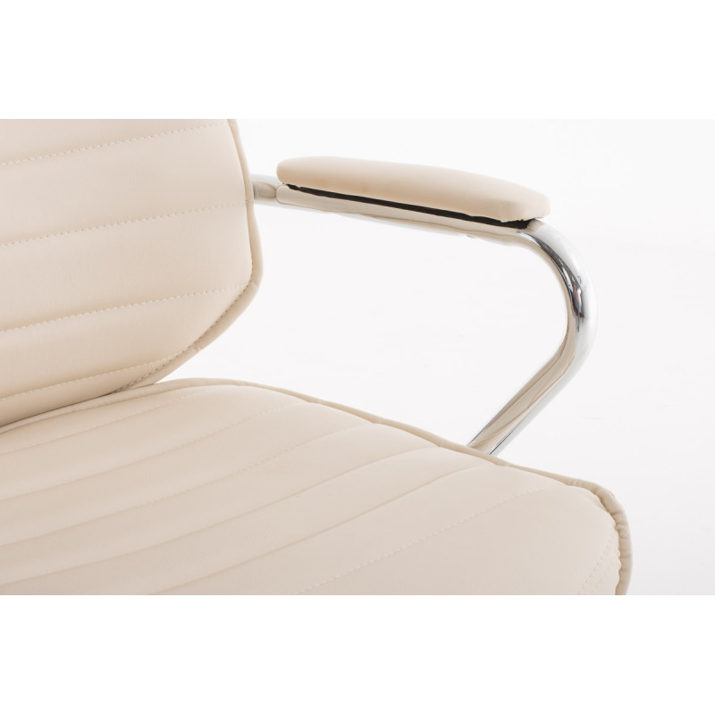 Chaise de bureau Rako crème
