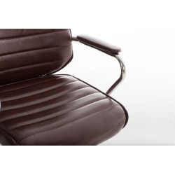 Chaise de bureau Rako rouge bordeaux