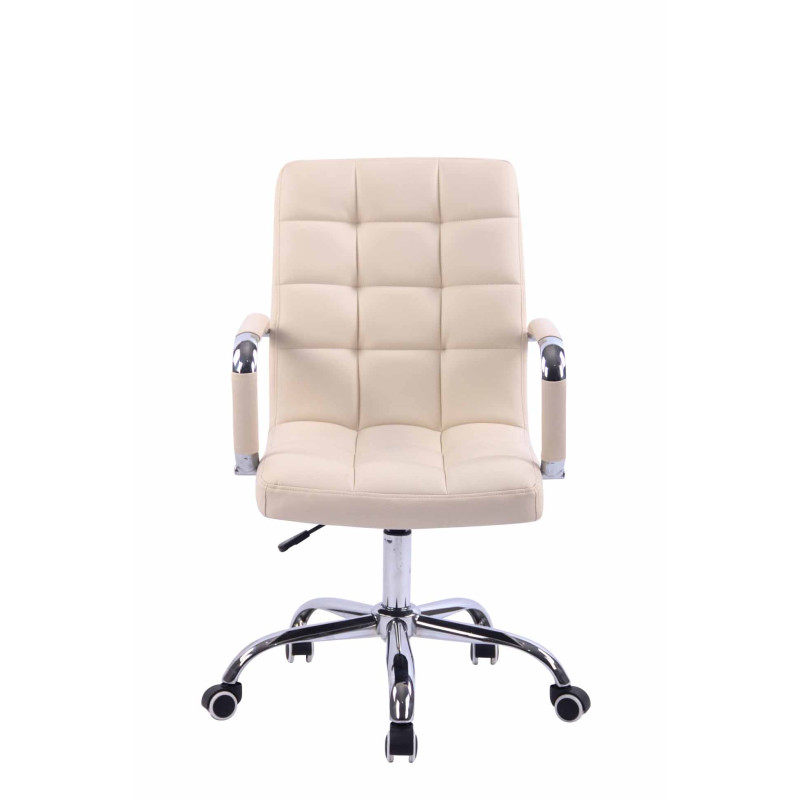 Chaise de bureau Deli crème