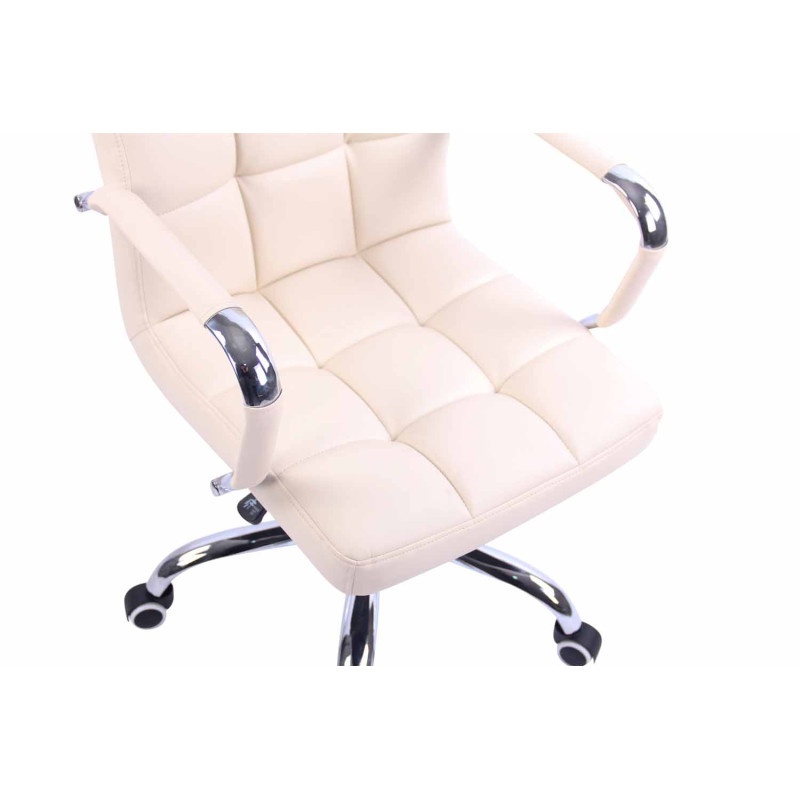Chaise de bureau Deli crème