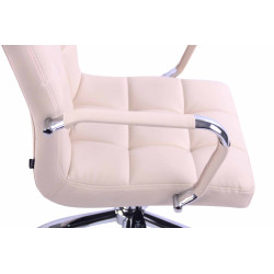 Chaise de bureau Deli crème