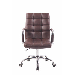 Chaise de bureau Deli rouge bordeaux