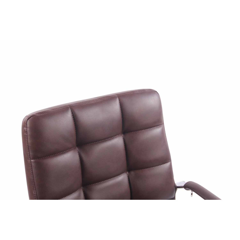 Chaise de bureau Deli rouge bordeaux