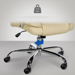 Chaise de bureau BIG Xanthos crème