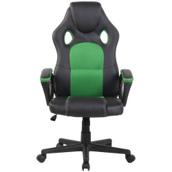 Chaise de bureau de course Fire vert