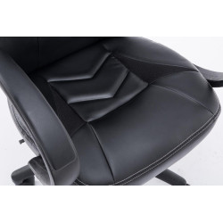 Chaise de bureau de course Magnus noir