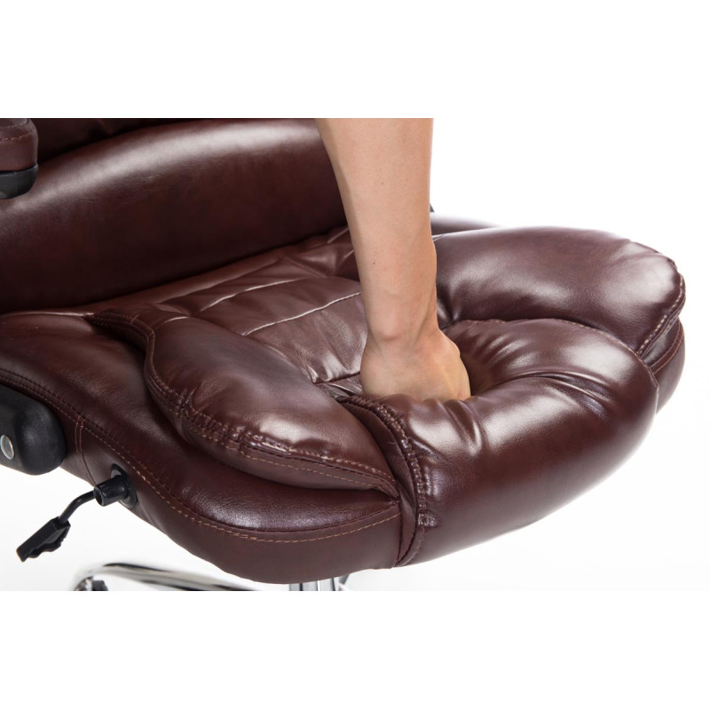 Chaise de bureau Thor rouge bordeaux