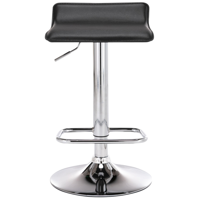 Conjunto de 2 banquetas de bar Dyn pretas