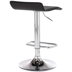 Juego de 2 taburetes de bar Dyn negros