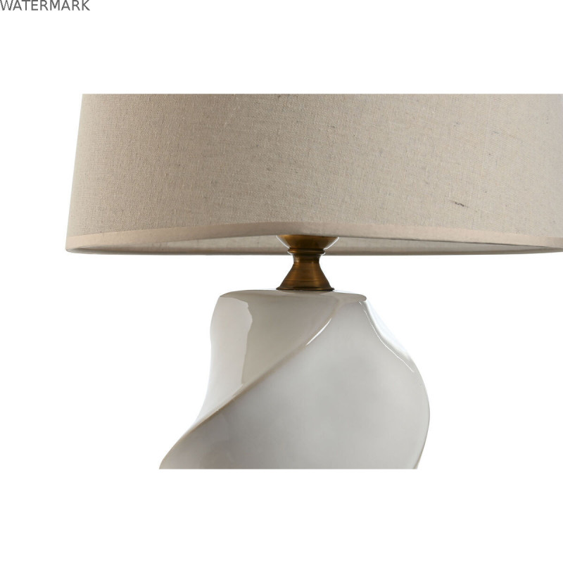 Lampe de bureau Home ESPRIT Blanc Porcelaine 50 W 220 V 36 x 36 x 61 cm 35 x 35 x 60 cm