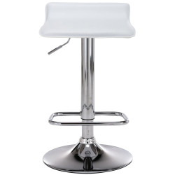 Ensemble de 2 tabourets de bar Dyn blancs