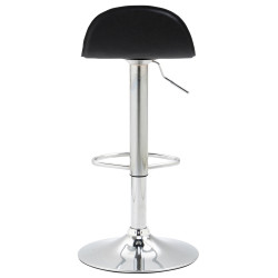 Ensemble de 2 tabourets de bar Lana V2 chromés noirs