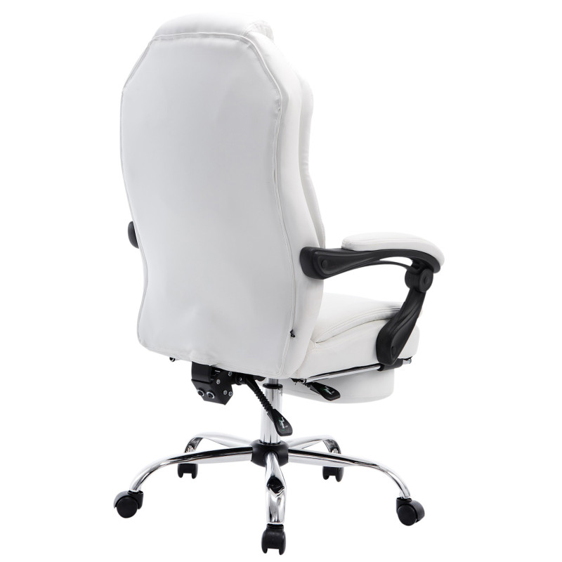 Chaise de bureau Castle blanc