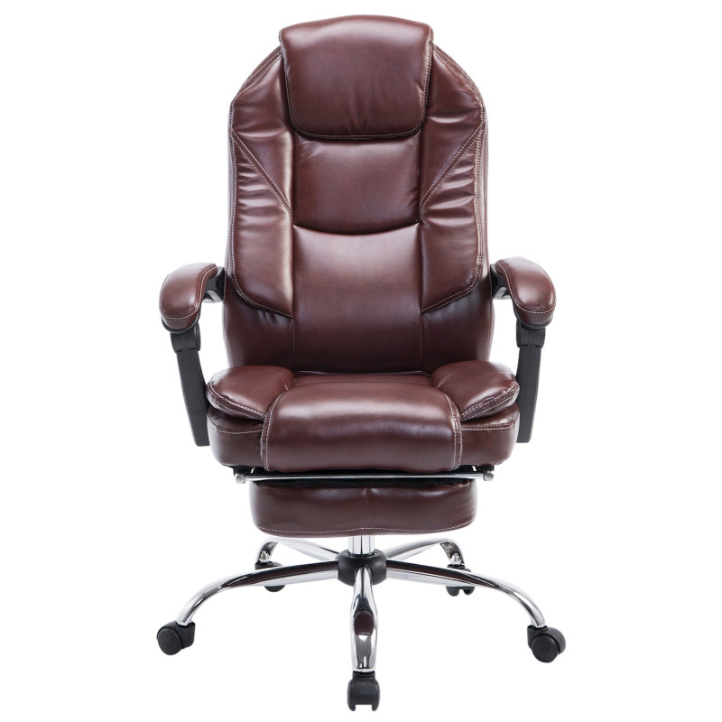 Chaise de bureau Castle rouge bordeaux