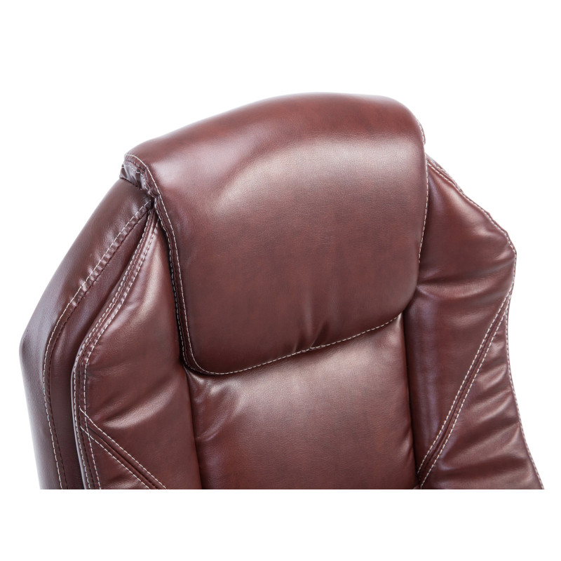 Chaise de bureau Castle rouge bordeaux