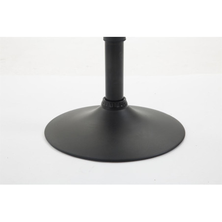 Lot de 2 tabourets de bar Braga, tissu, noir/gris foncé