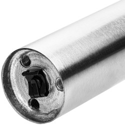 Sgabello da bar con alzata a gas Panama, Limon, Damaso in acciaio inox