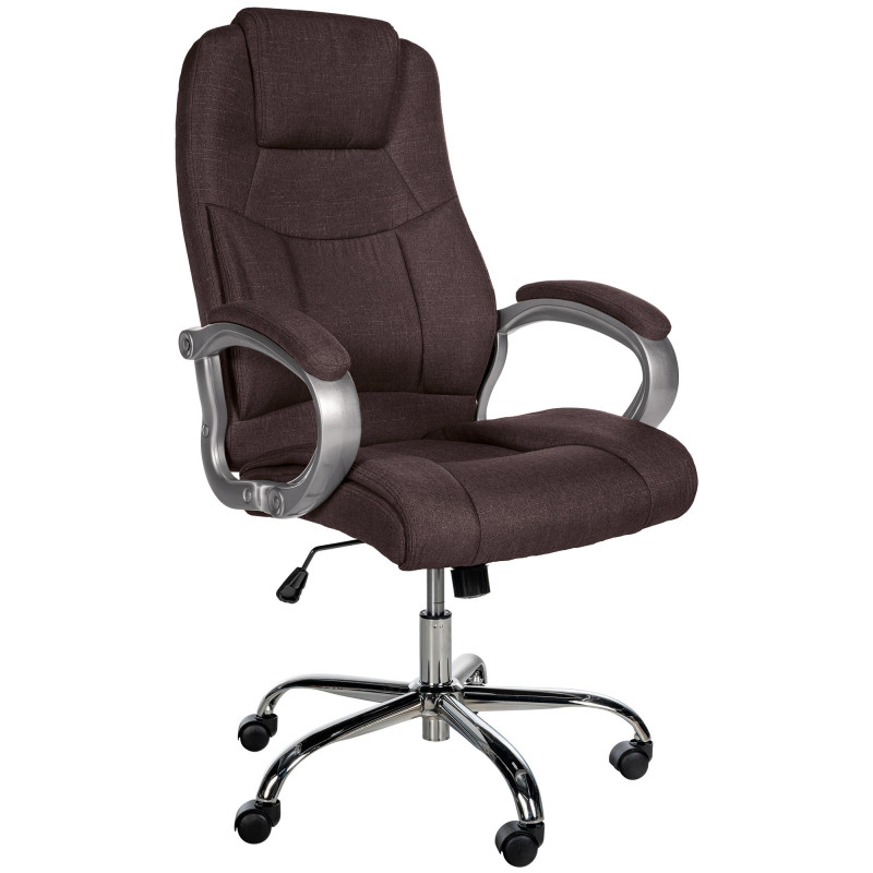 Chaise de bureau BIG Apollo en tissu brun