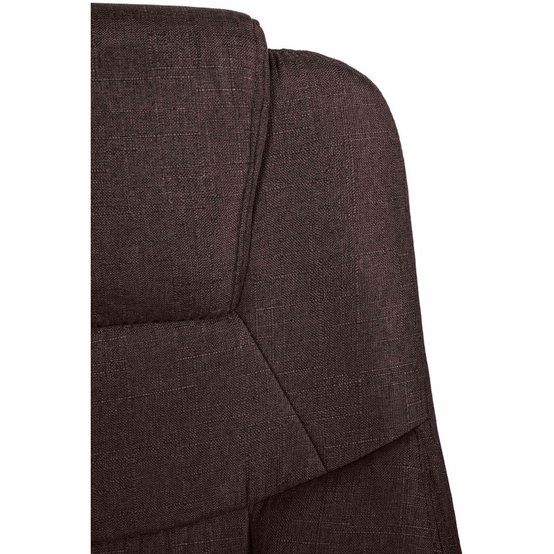 Chaise de bureau BIG Apollo en tissu brun
