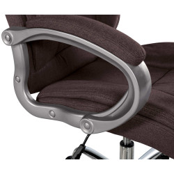 Chaise de bureau BIG Apollo en tissu brun
