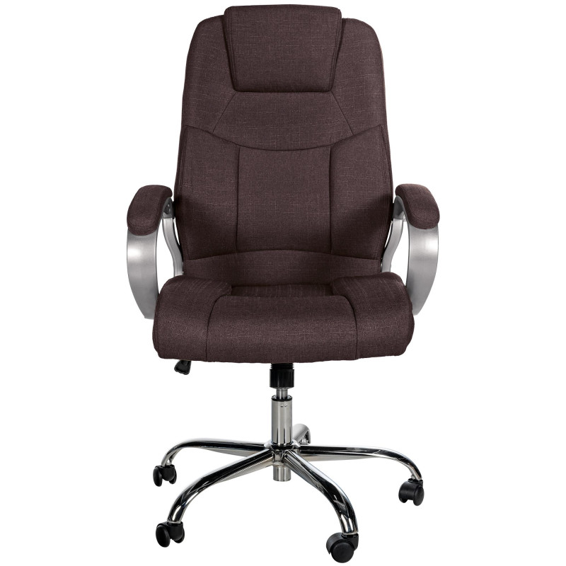 Chaise de bureau BIG Apollo en tissu brun