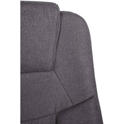 Chaise de bureau BIG Apollo en tissu gris