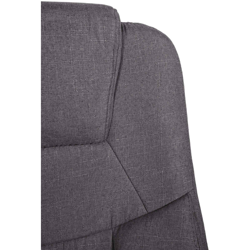Chaise de bureau BIG Apollo en tissu gris