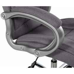 Chaise de bureau BIG Apollo en tissu gris