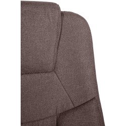 Chaise de bureau BIG Apollo en tissu taupe