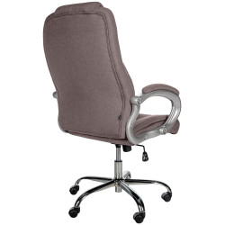 Chaise de bureau BIG Apollo en tissu taupe
