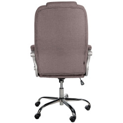 Chaise de bureau BIG Apollo en tissu taupe