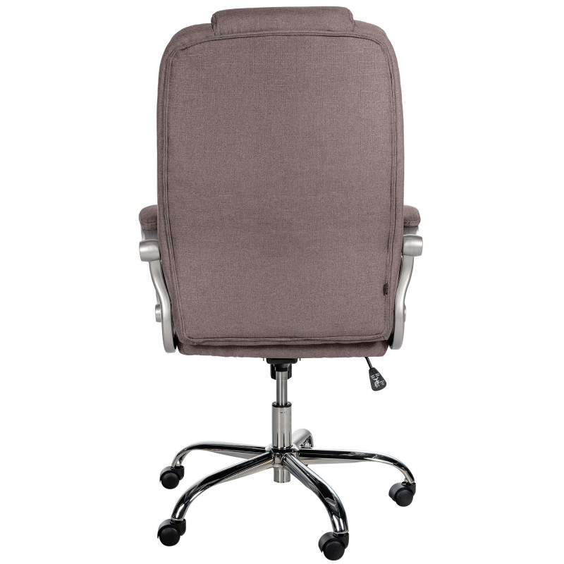 Chaise de bureau BIG Apollo en tissu taupe