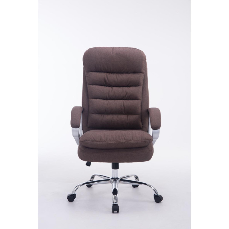 Chaise de bureau BIG Vancouver en tissu brun