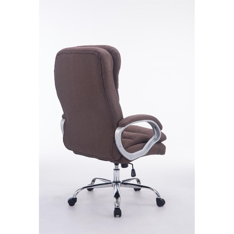 Chaise de bureau BIG Vancouver en tissu brun