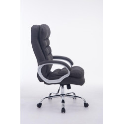 Chaise de bureau BIG Vancouver en tissu gris foncé