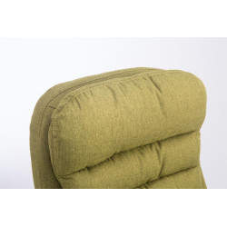 Chaise de bureau BIG Vancouver en tissu vert