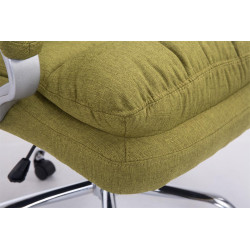 Chaise de bureau BIG Vancouver en tissu vert