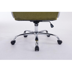 Chaise de bureau BIG Vancouver en tissu vert