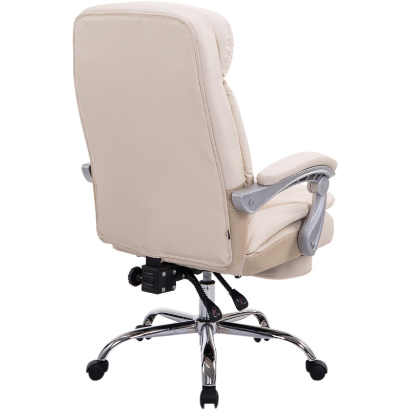 Chaise de bureau XL Troy crème