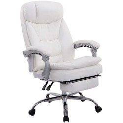 Chaise de bureau XL Troy blanc