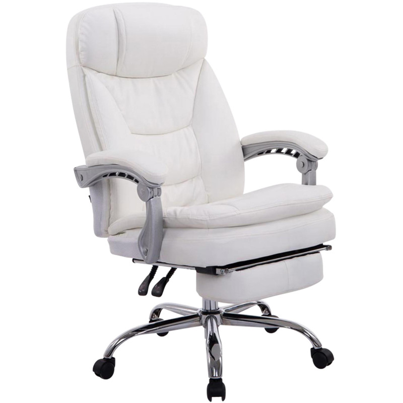 Chaise de bureau XL Troy blanc
