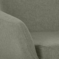 Ensemble de 2 tabourets de bar Grant, tissu gris clair