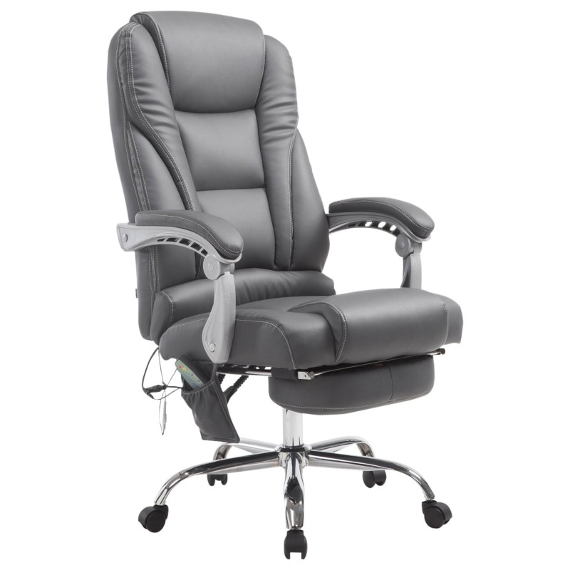 Chaise de bureau Pacific avec fonction massage gris